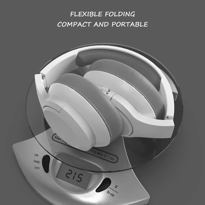 Wireless Headphones Bluetooth 5.3 Hi-Res Audio over Ear Headset Earphones