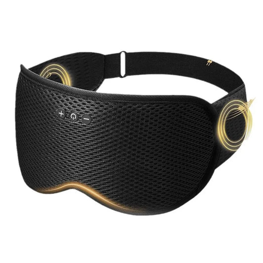 3D Wireless Sleeping/Eyemask Headphones Blindfold Soft Washable Bluetooth5.4 Music Headset